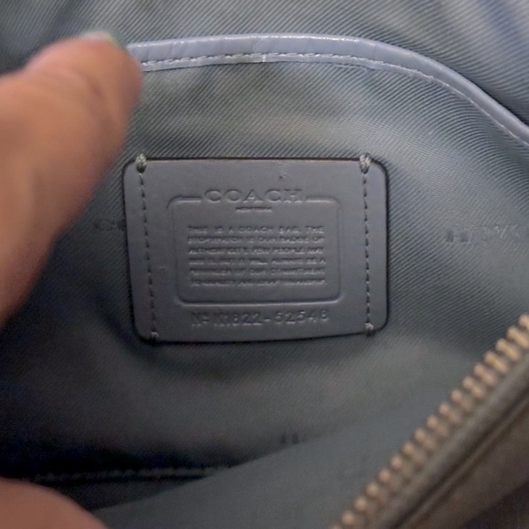 WOW*Coach Blue Sutton Crossbody Bag *SALE* - Picture 8 of 9